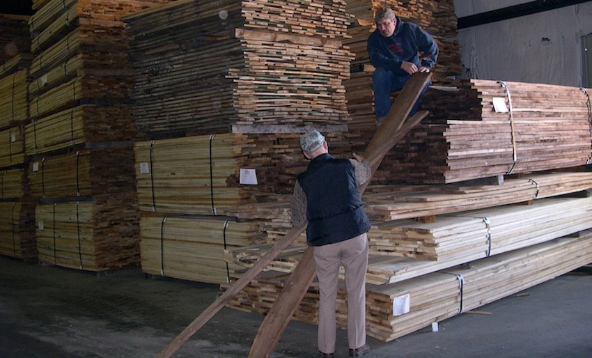 lumber yard